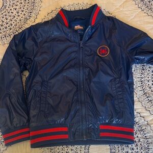 Disney Spidey and his amazing friends. Navy Blue Jacket with Red Trim